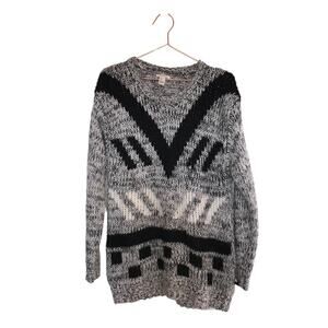 Forever 21 chunky gray tunic sweater fall size medium